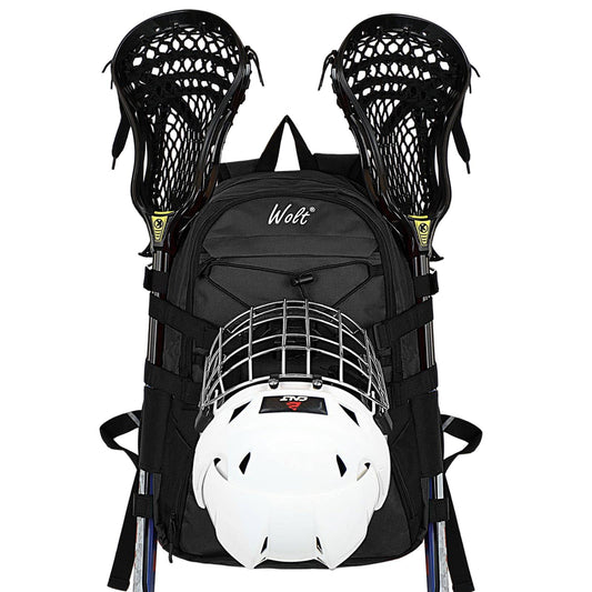 | Turf Lacrosse Backpack Bag- Lacrosse Bags- Extra Large Lacrosse Bag With Two Sticks Holder And Separate Cleats Compartment Field Hockey Bag...