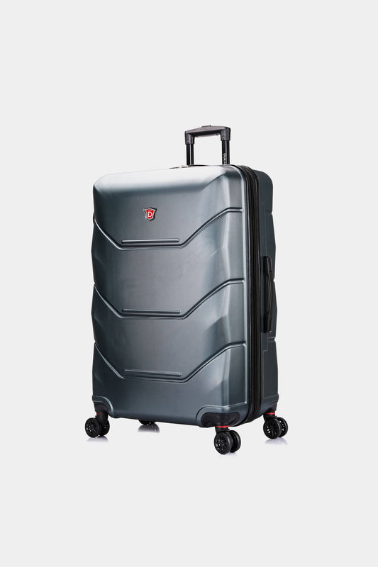 Zonix 3 Piece Lightweight Hardside Spinner Luggage Set Green